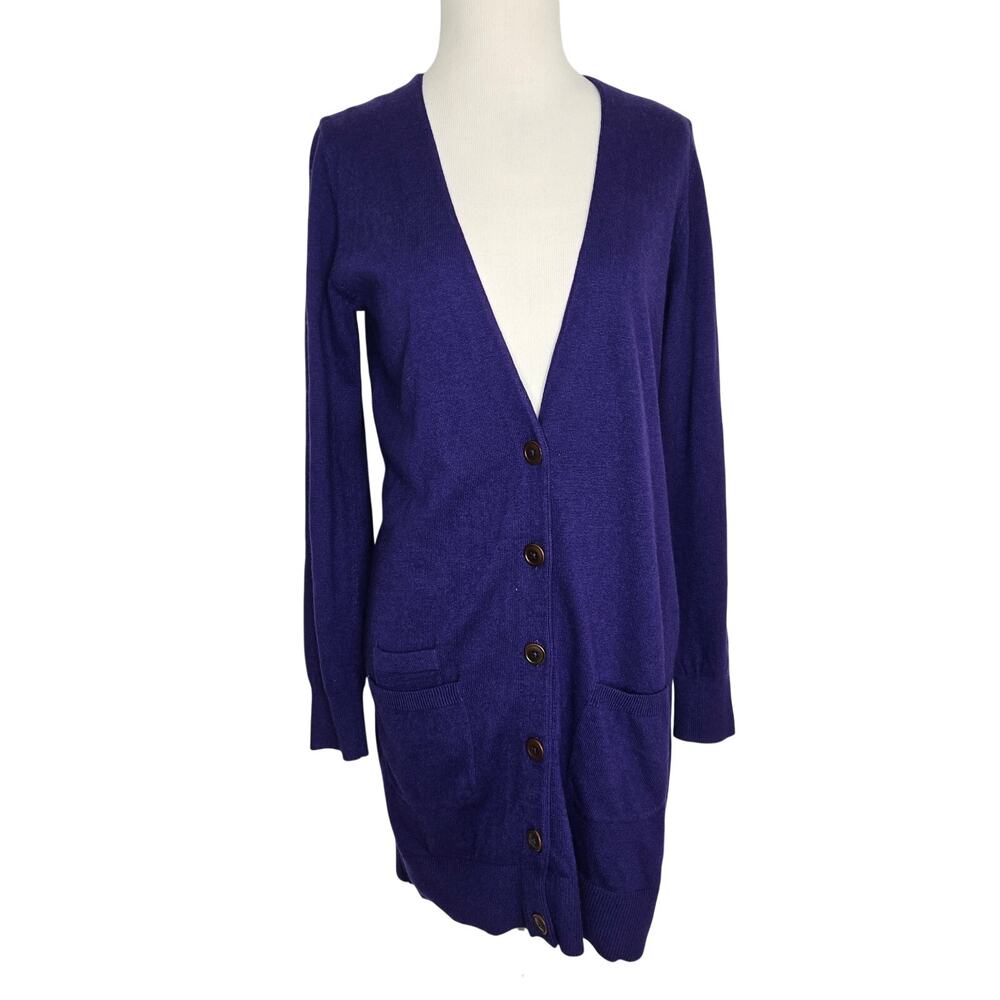 NWT Boden Grandpa Cardigan Longline Deep V Office Casual Lightweight Women 6